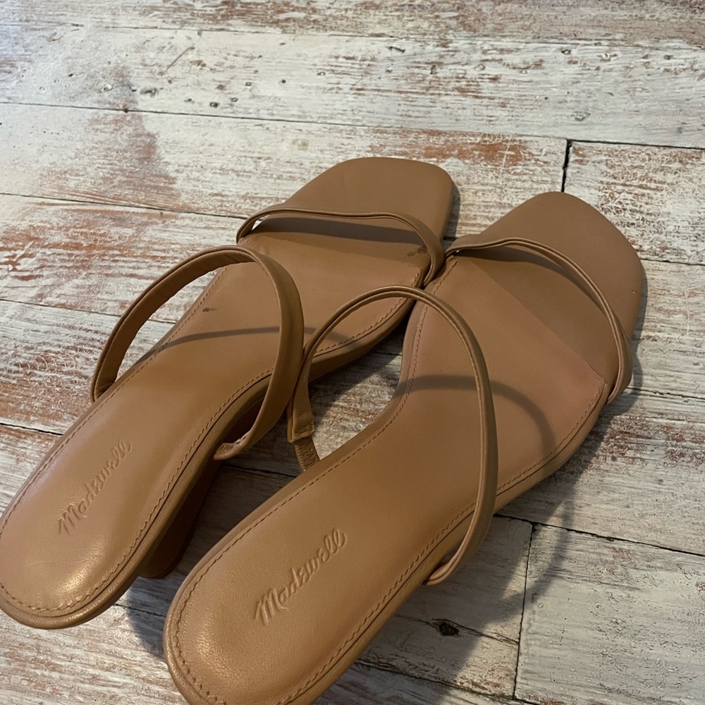 Madewell strappy leather wedges - Picture 4 of 4